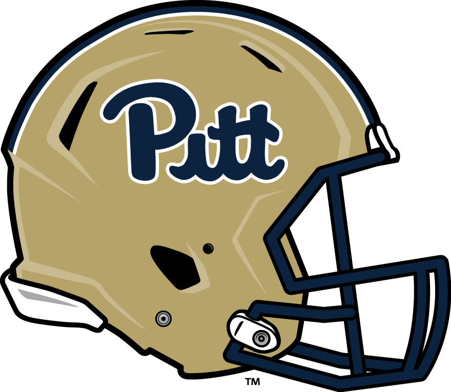 Pittsburgh Panthers 2016-2018 Helmet iron on paper